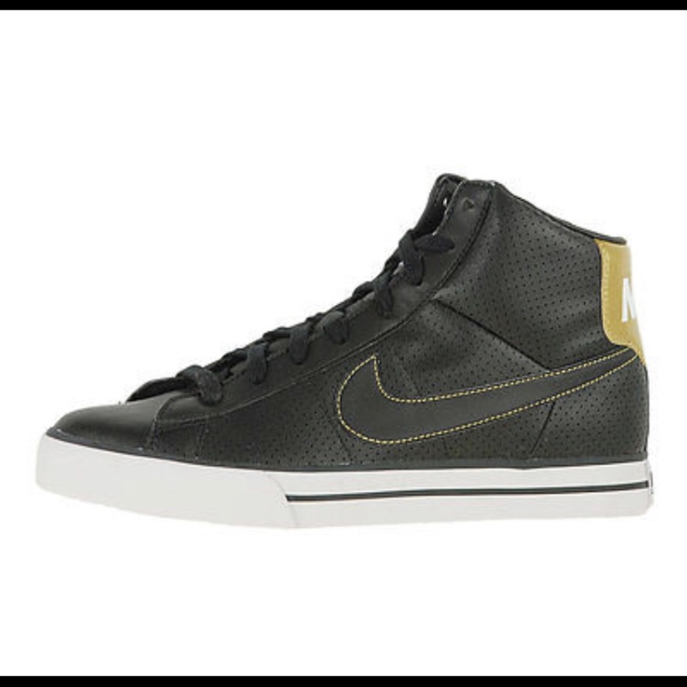 Nike Sweet Classic High (GS) Black/White-Gold